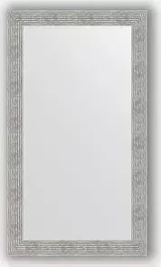 Зеркало Evoform в багетной раме Definite 80x140 см, волна хром 90 мм (BY 3313)