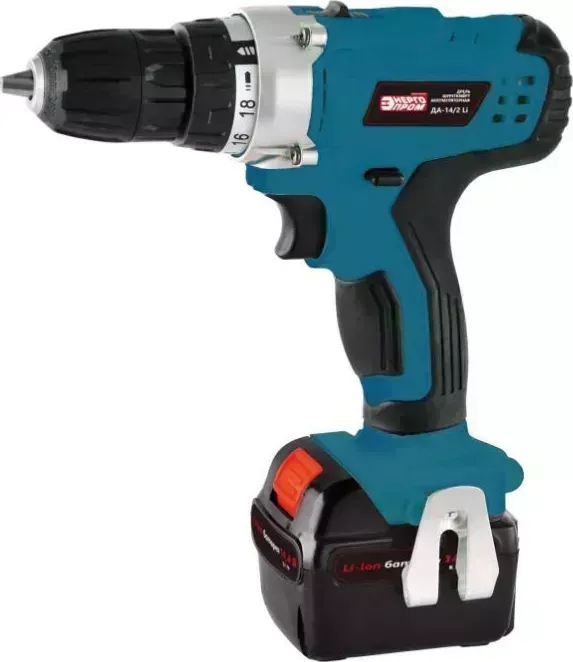 Дрель аккумуляторная ЭНЕРГОПРОМ HOME MASTER ДА-14/2LI шуруповёрт 00-00014375