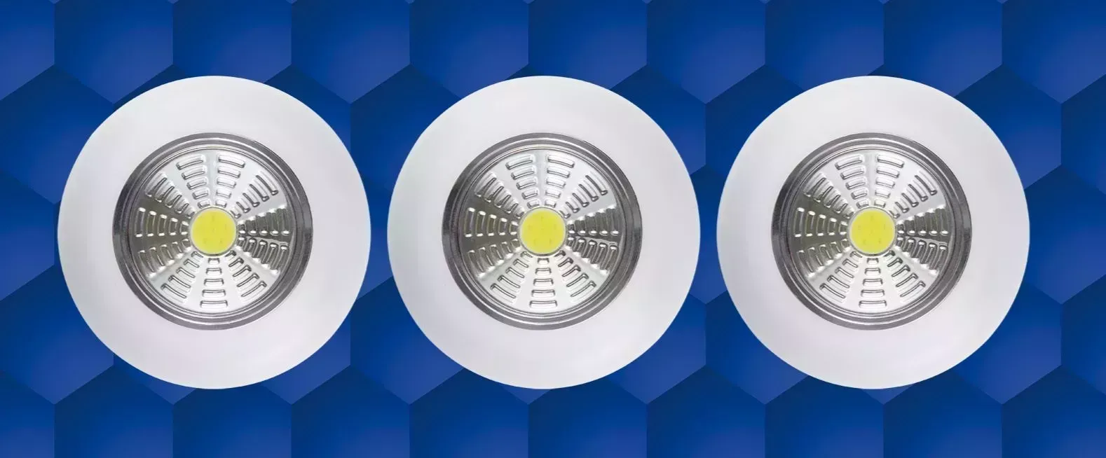 Фонарь RITTER 29098 8 Самоклеящийся СД -подсветка Pushlight 3Pack белый