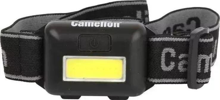 Фонарь CAMELION LED5355 ( налобн, черн.,1Вт COB LED, 3 реж, 3XAAA, пласт, блист)