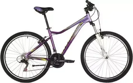 Велосипед STINGER 26AHV.LAGUSTD.15VT10 26" LAGUNA STD фиолетовый, алюминий, размер 15", MICROSHIFT 146432