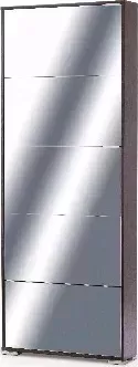 Обувница VENTAL VIVA 5 S венге (зеркальная)