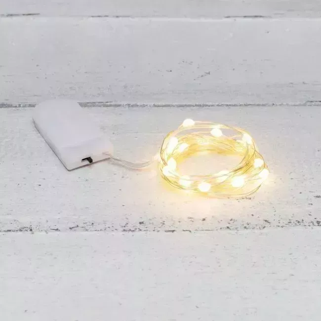 Гирлянда NEON-NIGHT (302-006) ГИРЛЯНДА &quot;РОСА&quot; С КРУПНЫМИ КАПЛЯМИ 2 М, 20 LED, ТЕПЛОЕ БЕЛОЕ , 2ХCR2032 "РОСА" С 2 20 ,
