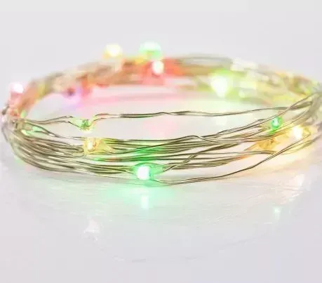 Гирлянда NEON-NIGHT (303-009-1) ГИРЛЯНДА &quot;РОСА&quot; 2 М, 20 LED, МУЛЬТИ, ТОНКИЙ БАТАРЕЙНЫЙ БЛОК "РОСА" 2 20