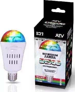 Лампа REV 32453 9 DISCO RGB 4W проекционная с картриджами