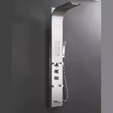 Душевая панель GFMARK 5510 "тропический душ" с двумя лейками корпус ЗАЦАРАПАННАЯ нержавейка марка 30