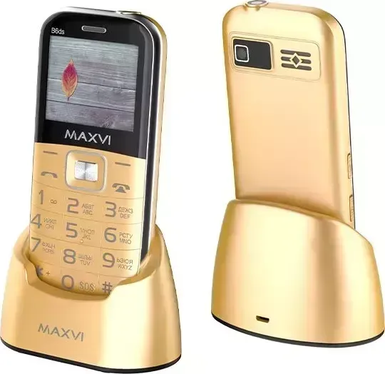 Мобильный телефон MAXVI B6ds gold