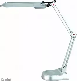 Светильник настольный CAMELION KD-017A С03 серебро ( , в к-те база+струбцина, 230V 11W)