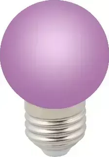 Лампа VOLPE UL-00005652 LED-G45-1W/PURPLE/E27/FR/С