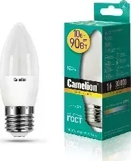 Лампа светодиодная CAMELION LED10-C35/830/E27 (Эл. 3000К)