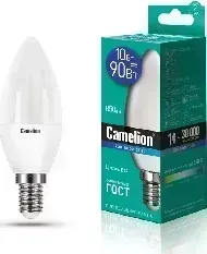 Лампа светодиодная CAMELION LED10-C35/865/E14 (Эл. 6500К)