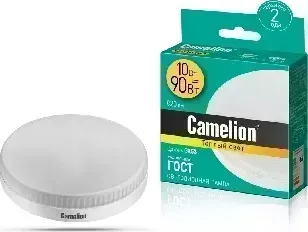 Лампа светодиодная CAMELION (12053) LED10-GX53/830/GX53 (Эл. 10Вт 220В) 3000К