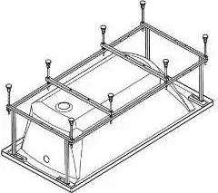 Монтажный комплект SANTEK Монако 150х70 см (1WH112424)