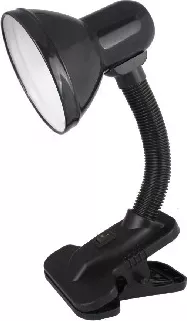Светильник настольный ULTRAFLASH UF-320P C02 черный ( с прищепкой 230В, 60Вт, E27, ЛОН)