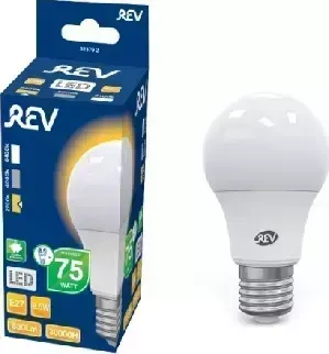Лампа светодиодная REV 32379 2 сд A60 Е27 8,5W 2700K теплый свет