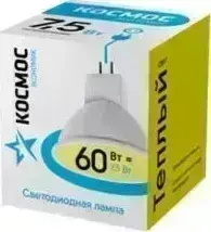 Лампа КОСМОС LKECLED7.5WJCDRC30