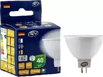 Лампа светодиодная REV 32323 5 GU5.3 5W, 4000K, холодный свет Светодиодная лампа 5
