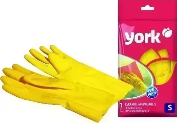 Перчатки YORK резиновые (S) 092030