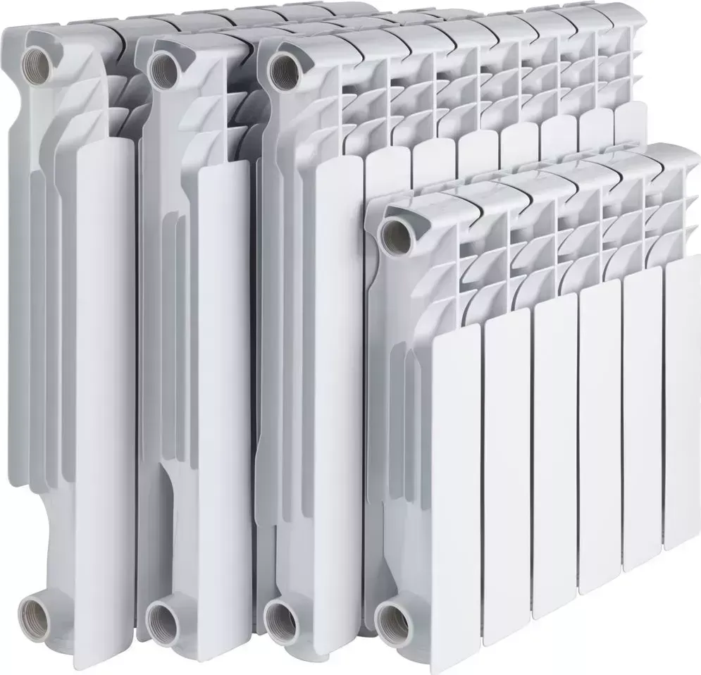 Радиатор AQUAPROM AL 500/80 A21 12 секций (синий квадрат) 00-00010149