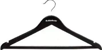 Вешалка ATTRIBUTE AHP244 Набор вешалок универсальных SILUET BLACK 44см