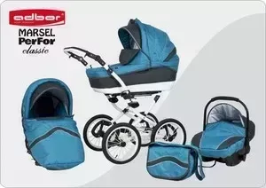 Коляска 3 в 1 Adbor 3 в 1 Marsel perfor Classic 01 (00-00000332)
