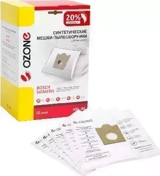 Мешки пылесборники OZONE XXL-05 - синтетические 12 шт