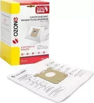 Мешки пылесборники OZONE XXL-02 - синтетические 12 шт