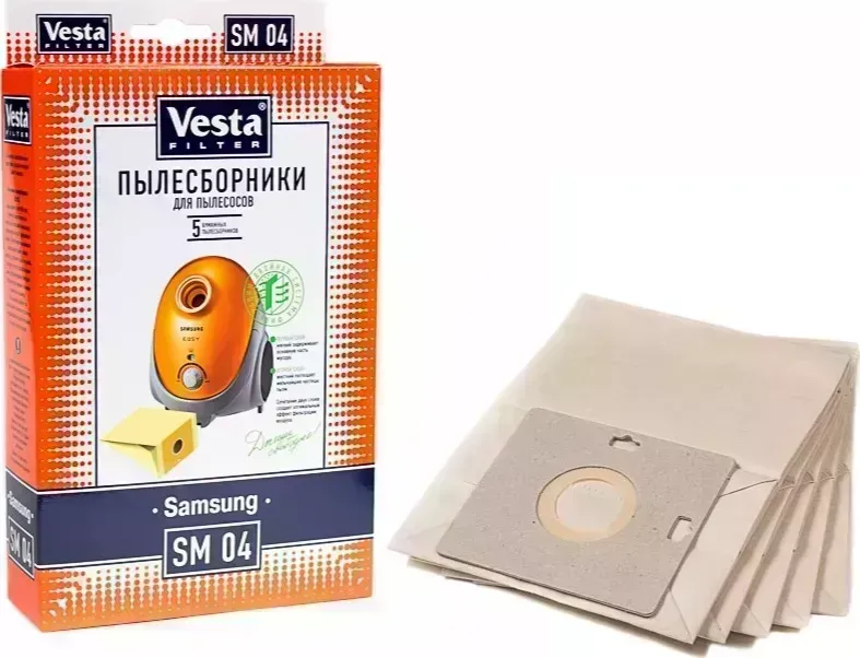 Пылесборники VESTA FILTER SM-04 компл. 5шт.