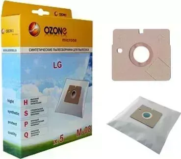 Пылесборники OZONE microne M-08 синтетика компл. 5шт.