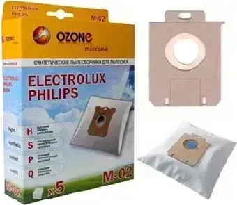 Пылесборники OZONE microne M-02 синтетика компл. 5шт. (10)