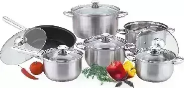 Кастрюля KELLI KL-4101 12 пред. Посуда 12
