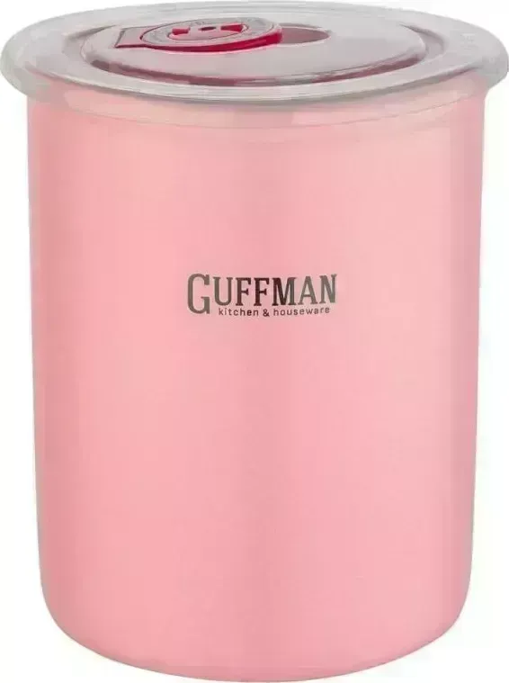 Контейнер GUFFMAN C-06-007-P 0,7 л с крышкой, розового цвета контейнер л с
