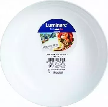 Тарелка LUMINARC ФРЕНДС ТАЙМ для подачи 17см (P6280) тарелка тарелка