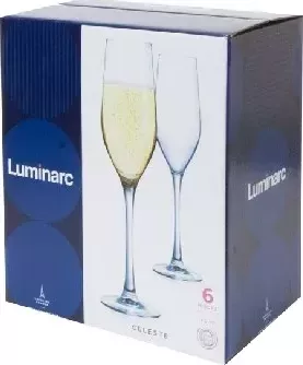 Набор фужеров LUMINARC СЕЛЕСТ наб. для шампанского 160мл 6шт L5829 (2) Посуда