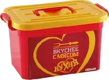 Контейнер ПОЛИМЕРБЫТ КУХНЯ для шашлыка 6,5л (80933)