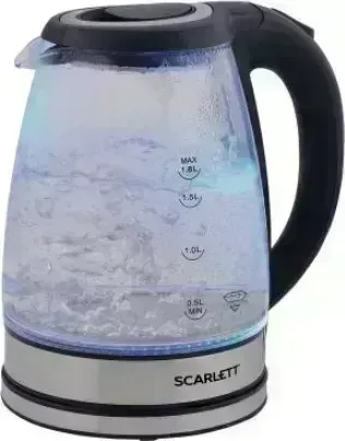Чайник электрический SCARLETT SC-EK27G88 стекло/черный 1,7л