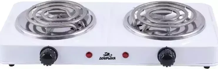 Настольная плита ДОБРЫНЯ DO-2207W белая плитка