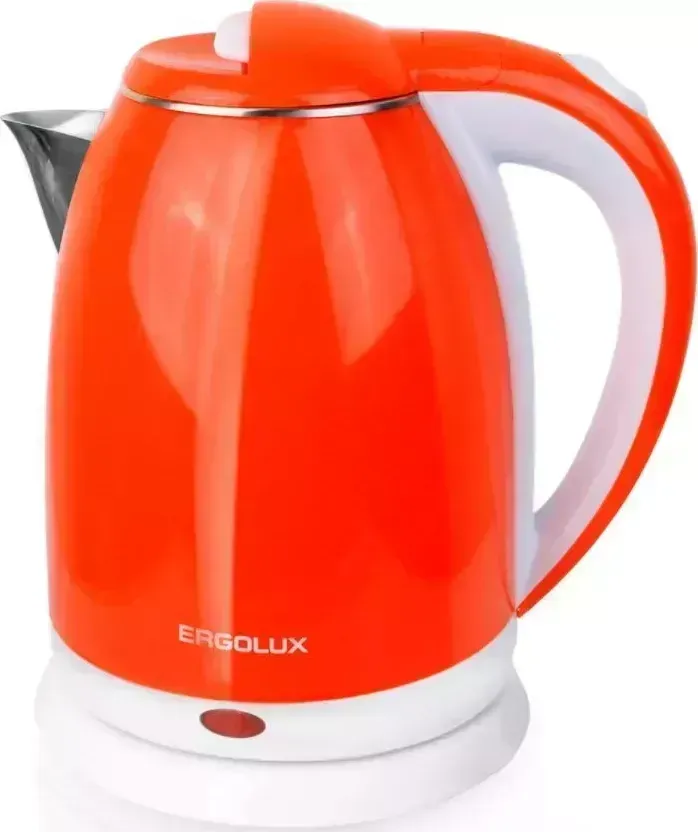 Чайник электрический ERGOLUX ELX-KS07-С37 оранжево-белый 1,8л