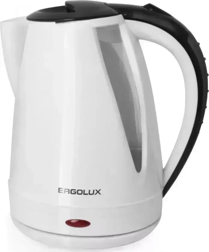 Чайник электрический ERGOLUX ELX-KP02-C32 белый/черный 1,8л