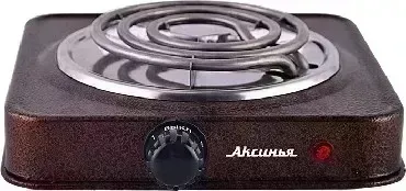 Настольная плита АКСИНЬЯ КС-005 электрическая коричневый однокомфорочная плитка