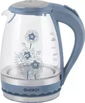 Чайник электрический ENERGY E-279 (164084) стекло синий