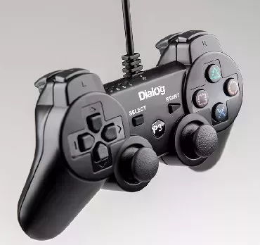 Геймпад DIALOG GP-A17 Action - вибрация, 12 кнопок, PC USB/PS3, черный - 12 PC
