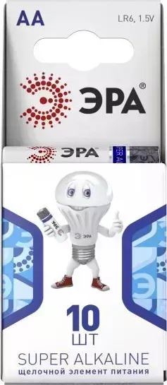 Батарейки ЭРА (C0042878) LR6-10BL компактный (10)