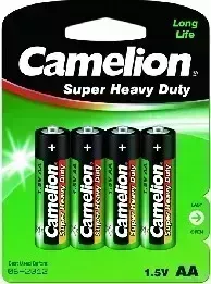 Батарейки CAMELION (1669) R 6 BL-4 (R6P-BP4G, батарейка,1.5В)