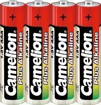 Батарейки CAMELION (12553) LR03 Plus Alkaline SP-4 (LR03-SP4, батарейка,1.5В) в упаковке 4шт (цена за 1шт)