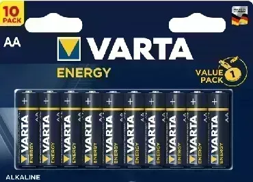 Батарейки VARTA LR6 AA BL10 ENERGY ALKALINE 1.5V (4106) (4106229491)