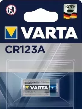 Батарейки VARTA CR123A BL1 LITHIUM 3V (6205) (6205301401)