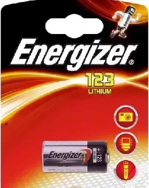 Батарейки ENERGIZER CR123A BL1 LITHIUM 3V (E300777602)