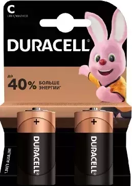 Батарейки DURACELL LR14-2BL NEW (Б0014054) в упаковке 2шт (цена за 1шт)