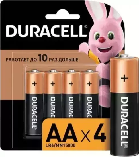 Батарейки DURACELL LR6-4BL BASIC CN (Б0026815)